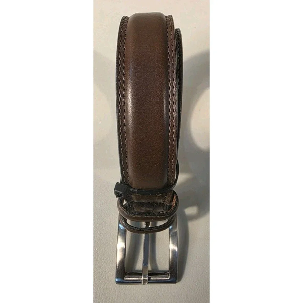 Axcess Leather Belt Mens Size 36 Argentina Brown